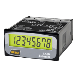 LA8N-BN-L  8 Hane 24x48mm Kontak girişli dahili pilli LCD ekranlı Sayıcı